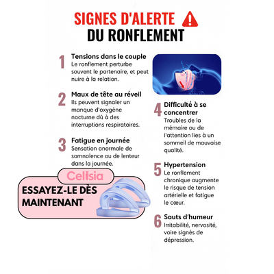 Celisia™ SleepEase - L'Embout Anti-Ronflement Révolutionnaire